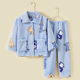 MY Autumn and Winter Boys and Children's Flannel Pajamas Girls Baby Warm Home Service Children's Coral Fleece Suit Male