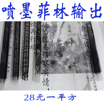 Screen printing cyanotype grayscale black and white printing fully transparent waterproof large format inkjet hanging screen film output