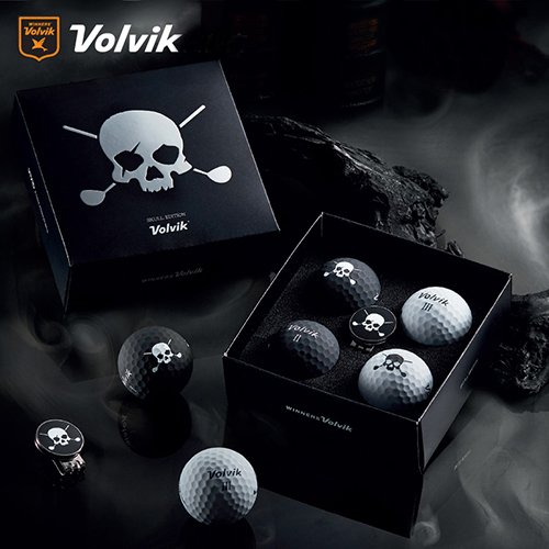 VOLLVIK Golf Three Floors Specific COOL FASHION SKULLS Colourful Golf Colourful Balls-Taobao