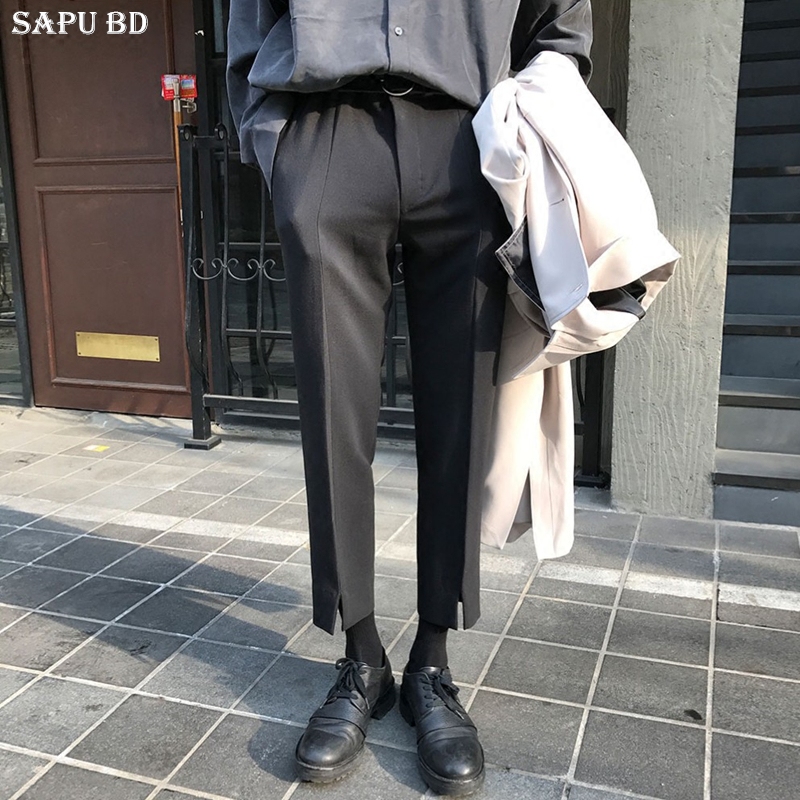 Spring Men Iron-Iron Nine-minute Trousers Men Practice Young Young Han Edition Men Tide Nine Pants