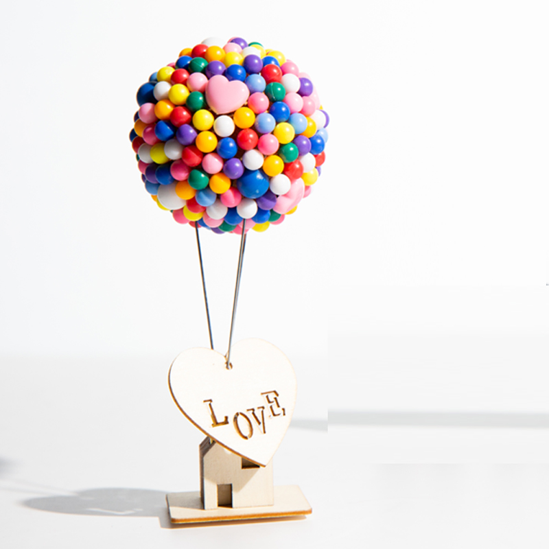 diy material handmade car decorated female creative travel balloon on-board middle control terrace ornament lovers gift