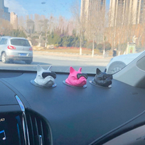 Creative car perfume aromatherapy bucket Car decoration supplies Incense stone Bulldog tide brand car interior decoration ornaments