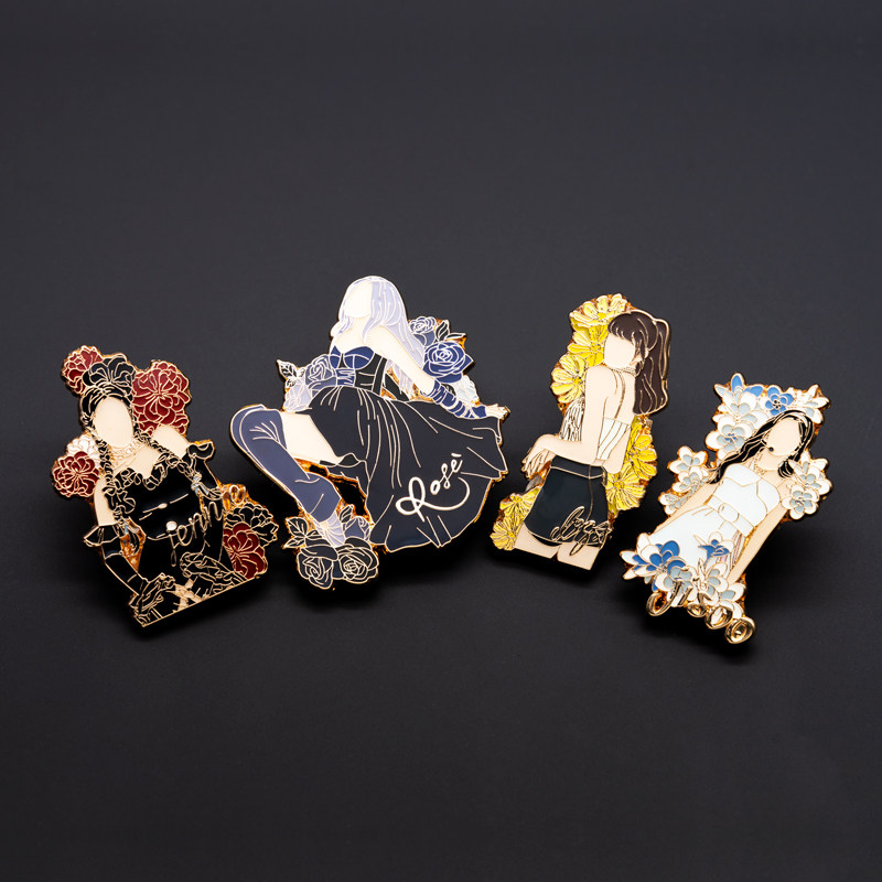 BlackPink perimeter metal badges with the same desk calendar phone protective shell Convenience Stick Sails Cloth Bag Hanging Accessories Pajamas