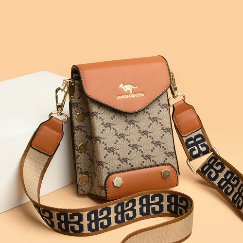 Ретро небольшая сумка, сумка через плечо, модная маленькая портативная сумка на одно плечо, из натуральной кожи