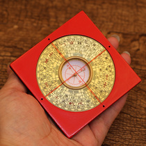 Square compass high precision professional pure copper 2 inch 8 layer integrated disc mini pocket portable small compass compass