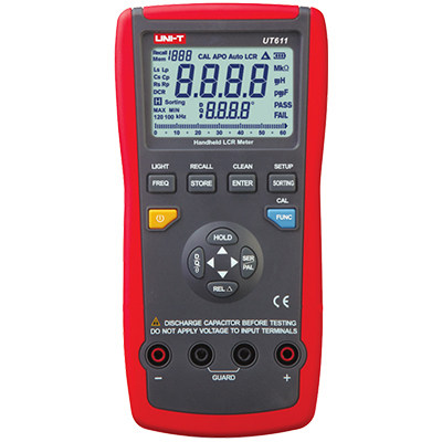 Ulide UT611 High Precision Held LCR Tester UT612 Digital Bridge Meter for Resistance, Capacitance and Inductance