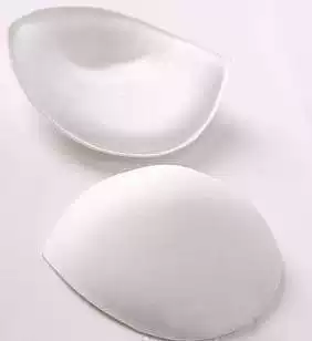 Chest pad sponge triangle pad massage cup round chest pad three-dimensional oval chest Cup insert pad chest cup plug chest Cup Cup insert chest cup water dumpling pad