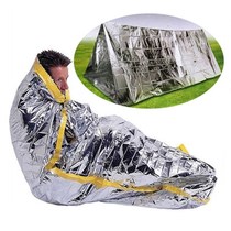 Outdoor Emergency Lifesaving Emergency Sleeping Bag Insulation Tent Field Courting Blanket Disaster Apocalyptic Survival First Aid Blanket Equipment