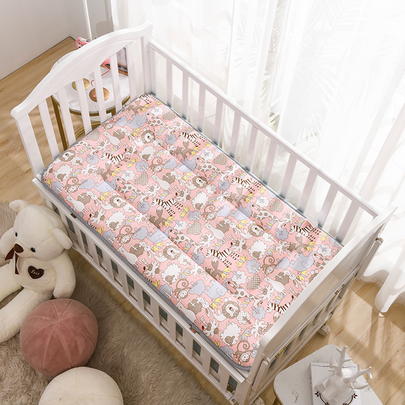 Washable cotton crib mat Cotton stroller kids mattress mat student summer kids student mattress