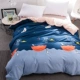 Thung lũng bướm đôi bông chăn đơn mảnh 1,5m cotton 1,8 m 2,0m giường đơn giản học sinh hoạt hình đơn bìa bộ ga nệm