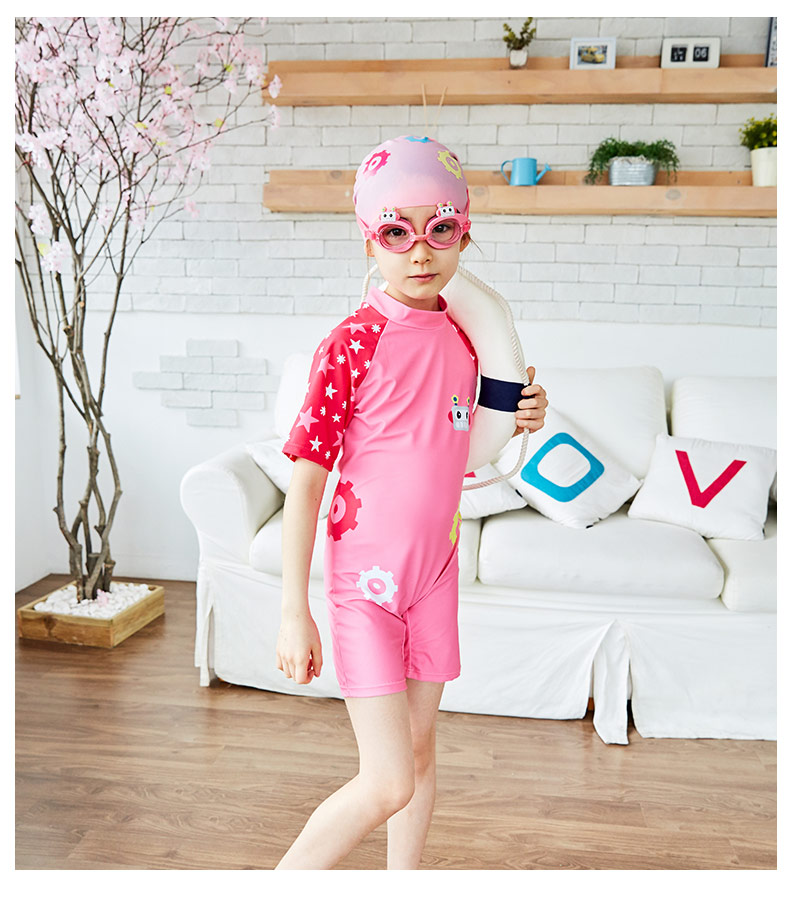 Đồ bơi trẻ em chanh cho bé trai Hàn Quốc Bộ đồ bơi bé trai và đồ bơi bé gái nhanh khô thoi trang tre em