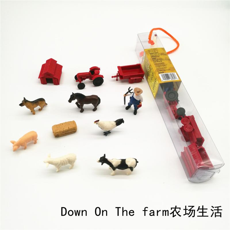 Simulation Animal Model Toy Farm Life Children Baby Early Lessons Wise Enlightenment's Kindergarten Teaching Aids