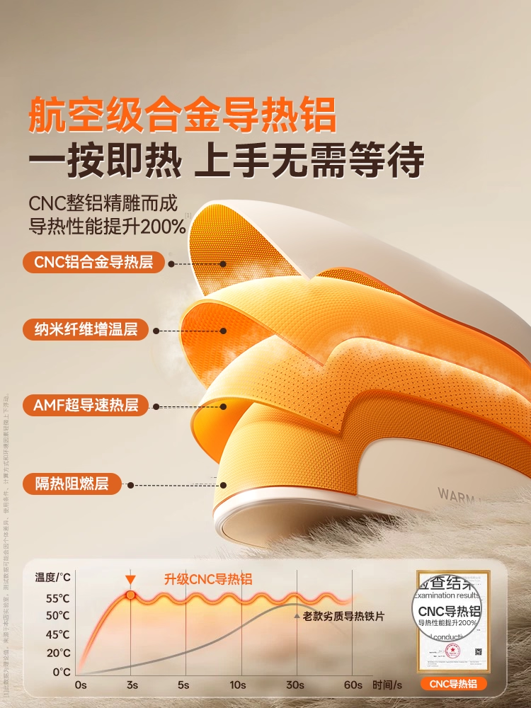 3C Certified Magnetic Hand Warmer 2025 New Model Rechargeable Student and Children's Special Hand-Held Self-Heating Explosion-Proof Genuine Product