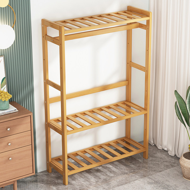 Balcony flower rack climbing rattan rack multilayer floor outdoor suspended shelve wood indoor living room multi-meat flower pot rack