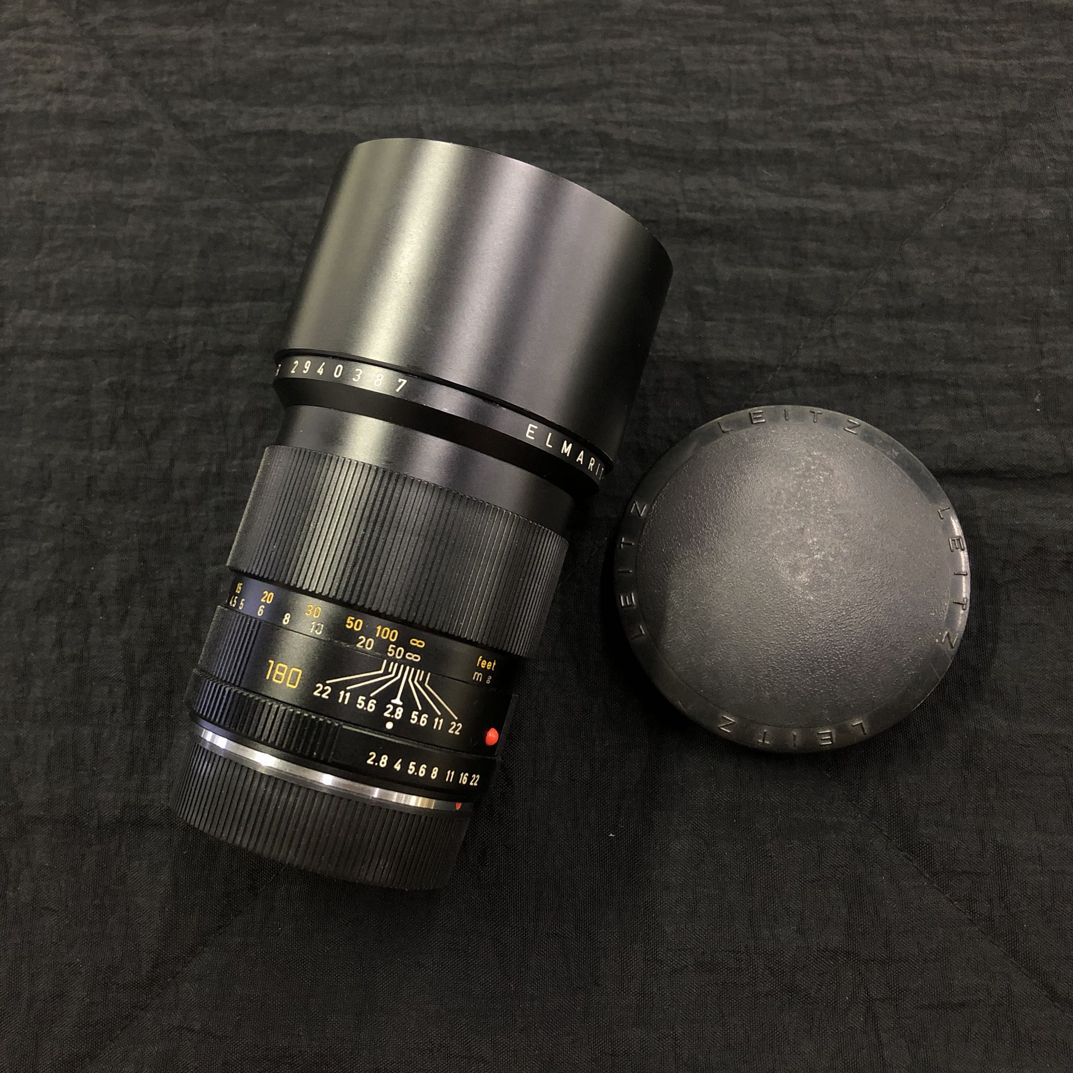 Leica Leica monocular camera lens ELMARIT-R180 2 8 telephoto manual r port