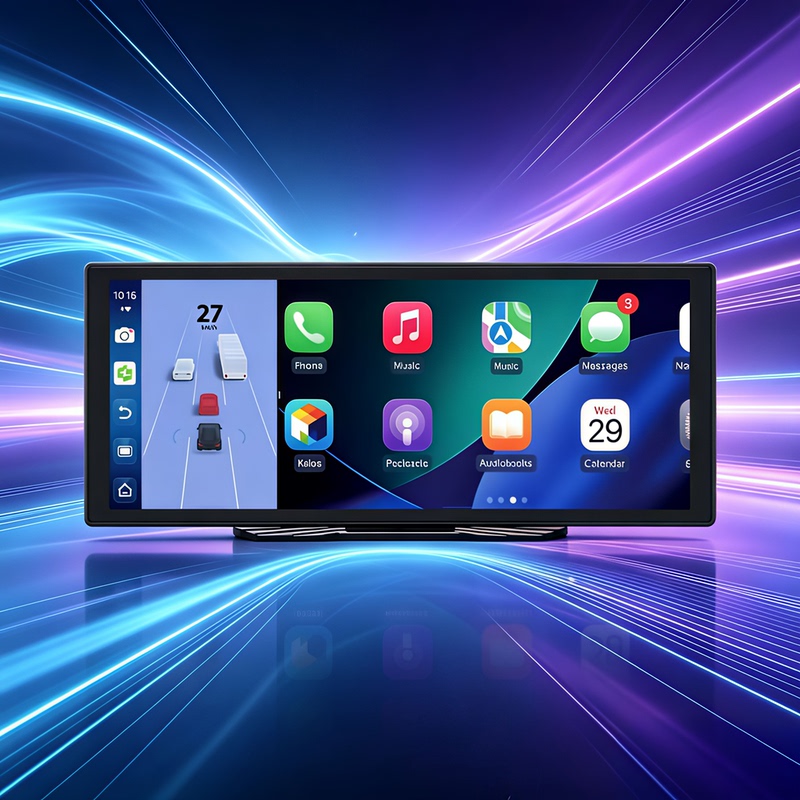 Muxun Ai Wireless Carplay Portable Screen Car Navigation Device Large Screen Touch Control Car Modification Car Central Control Screen Muxun Ai Wireless Carplay Portable Screen Car Navigation Device Large Screen Touch Control Car Modification Car Central Control Screen