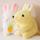 Кролик, милая кукла на шнурке, плюшевая крутящаяся игрушка со шнуром, свинья