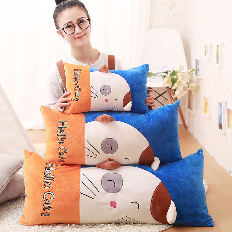 Pillow cute plush toy pillow doll doll children cartoon dismantling and washing long strip student girl doll sleeping