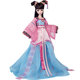 Kerr doll Mulan ລູກສາວແຕ່ງຫນ້າ costume Princess ສາວ toy ຂອງປະທານແຫ່ງເດັກນ້ອຍ simulation doll 9093