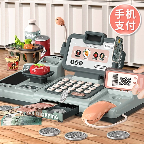 Кассовый аппарат, реалистичная универсальная игрушка, семейная касса