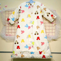 Mulberry Silk Sleeping Bag Baby Autumn Winter Thickened Baby Sleeping Bag Newborn Child Anti Kick Quilt Can Be Versatile for All Four Seasons