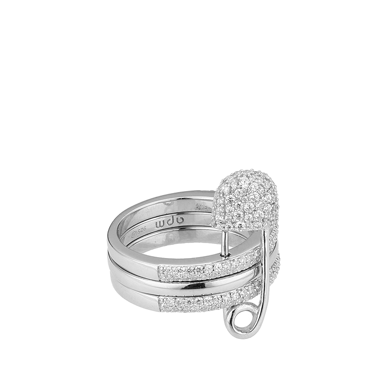 Bague Femme MONACO en Argenterie - Ref 3086349 Image 3