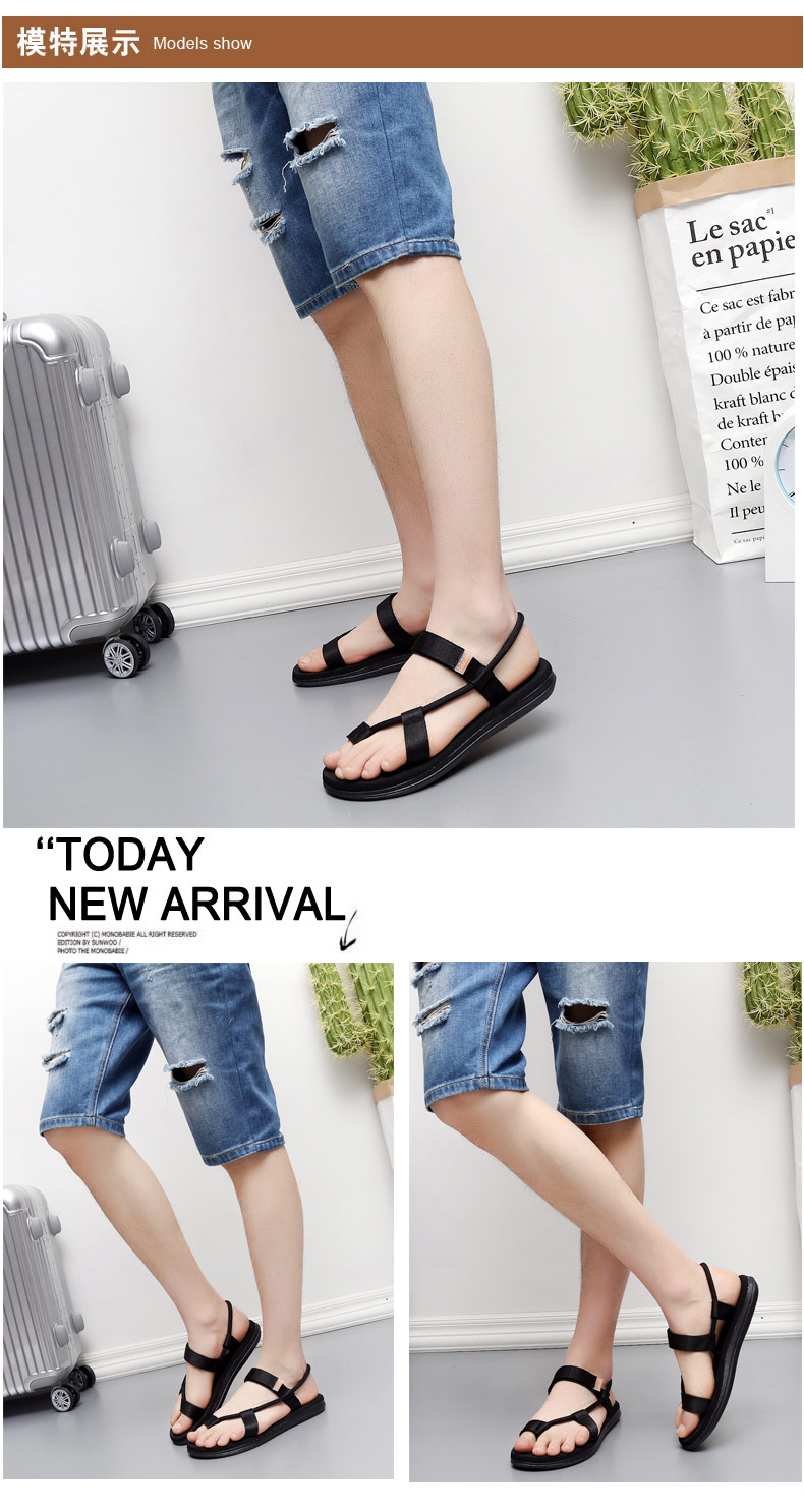 Mùa hè mới dép sandal nam phiên bản Hàn Quốc của thủy triều chống trượt dép đi biển cho nam những người yêu giày bình thường giày mọi nam