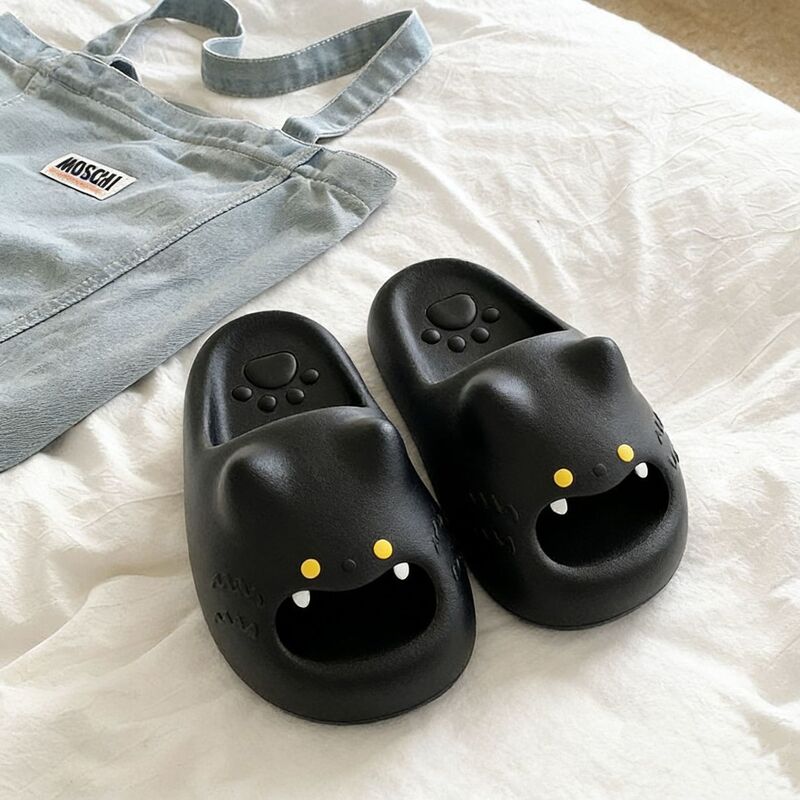 2026 Cute Summer New Style ins Cat High-Quality Cat Paw Slippers for Women, Fashionable Home Bathroom Non-Slip Closed-Toe