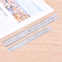 Special price sword fish plate steel ruler Dandelion Steel Ruler 20cm 30CM Double sided scale thickened stainless steel ruler