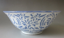Cultural Revolution Porcelain Peoples Commune Large Blue and White Bowl 2