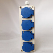 Waterproof socket outdoor multifunctional industrial waterproof socket box 3-hole 10a16a socket wiring board plug row