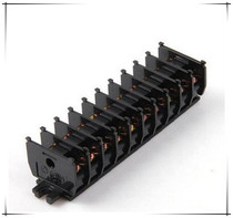 Splicing terminal block TBC-10A rail terminal Cross-wire terminal block one-position wiring sub-wire terminal