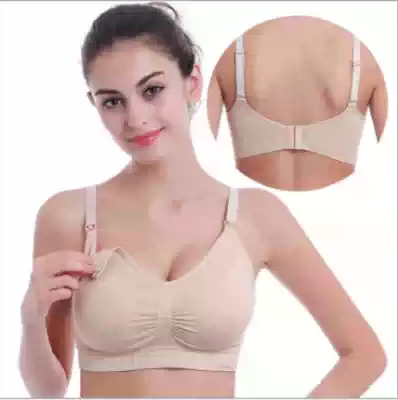 Pregnant women without steel ring underwear postpartum lactation bra nursing bra seamless milk Full Cup gathering anti sagging