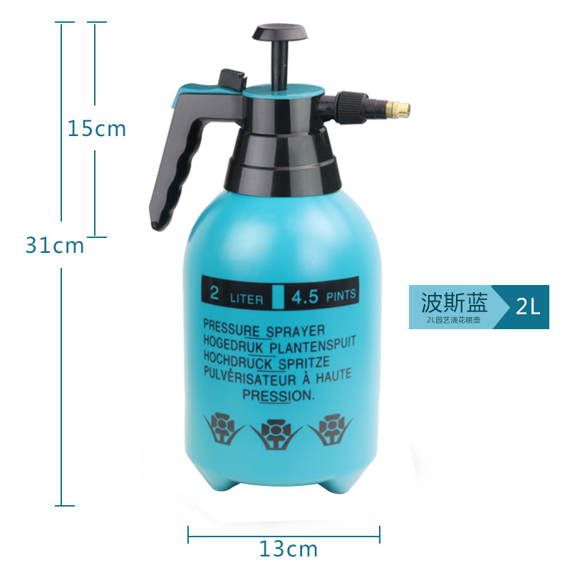 2L Boslan Spray Bottlehousehold disinfect Manual Air pressure type Spout Car Wash use thickening small-scale Sprayer watering Watering flowers Spout Watering can