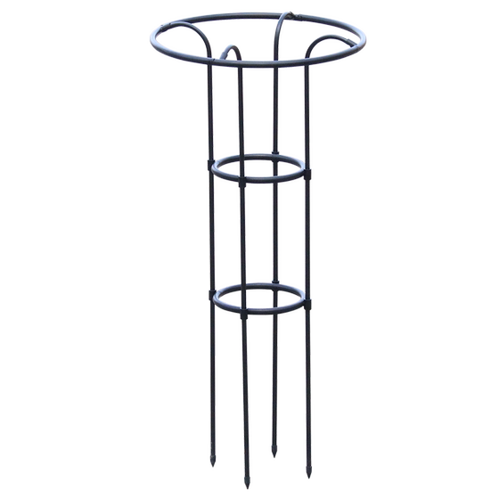 The third -generation umbrella -type climbing vine shelf rosette flower stand blends thickened gardening stent iron pipes and plastic plants climbing racks
