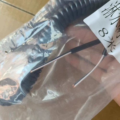 Доставка прицепа грузовика Специальная линия Чистая медная проволока Двух ядра линия 1 квадратная 8 м пружина маленькая круга спиральная линия чистая медная проволока