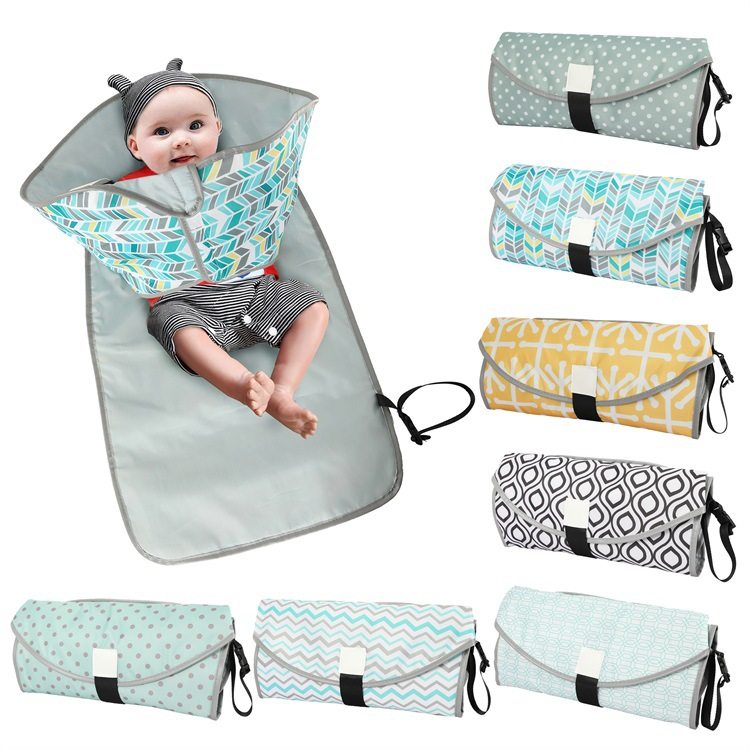 Cross border infant waterproof urine-changing mat full polyester-type diaper changing diaper mat universal waterproof care change of urine not wet