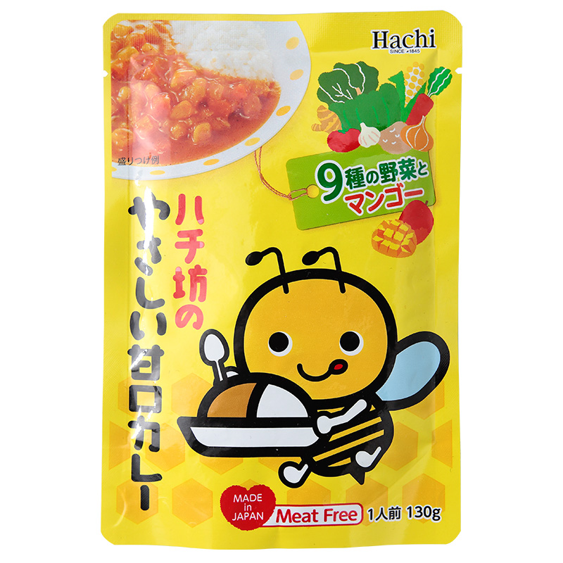 A variety of Japanese vegetable curry mixed meals to be imported Harch HACHI Children mixed with mixed pasta curry sauce seasonings
