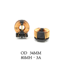 80MH3A nano amorphous common mode inductance choke coil magnetic ring inductance ring inductor inductance coil