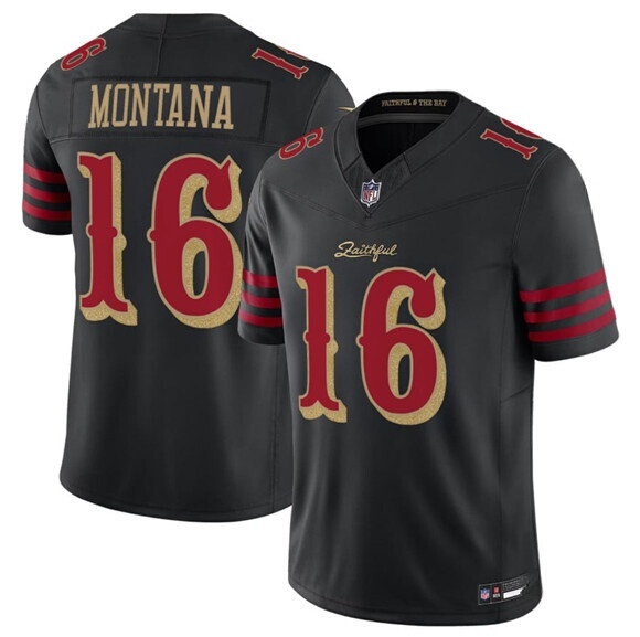 Nfl Jersey 49Ers Team 16 # Montana54 # 80 # 97 # 13 # Embroidered Summer Jersey Short Sleeves Nfl Jersey 49Ers Team 16 # Montana54 # 80 # 97 # 13 # Embroidered Summer Jersey Short Sleeves