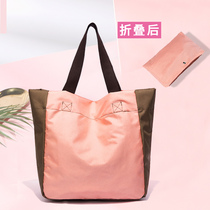 Shoulder bag Foldable shopping bag Supermarket travel portable bag Shopping bag Clothing finishing bag Storage bag