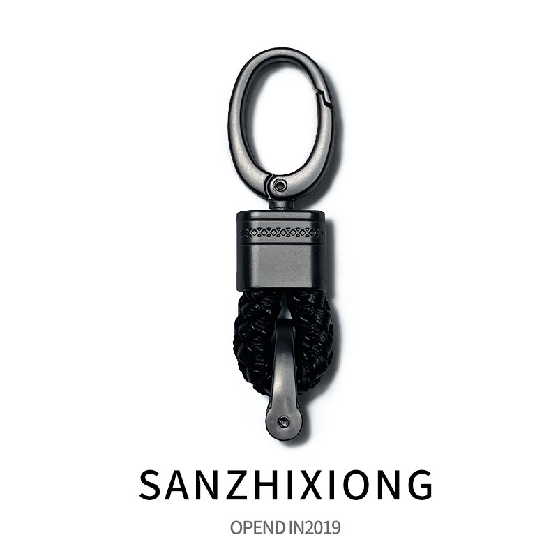 Men's waist car key chain pendant BMW Volkswagen Mercedes-Benz Porsche metal car key chain ring ring Women's model