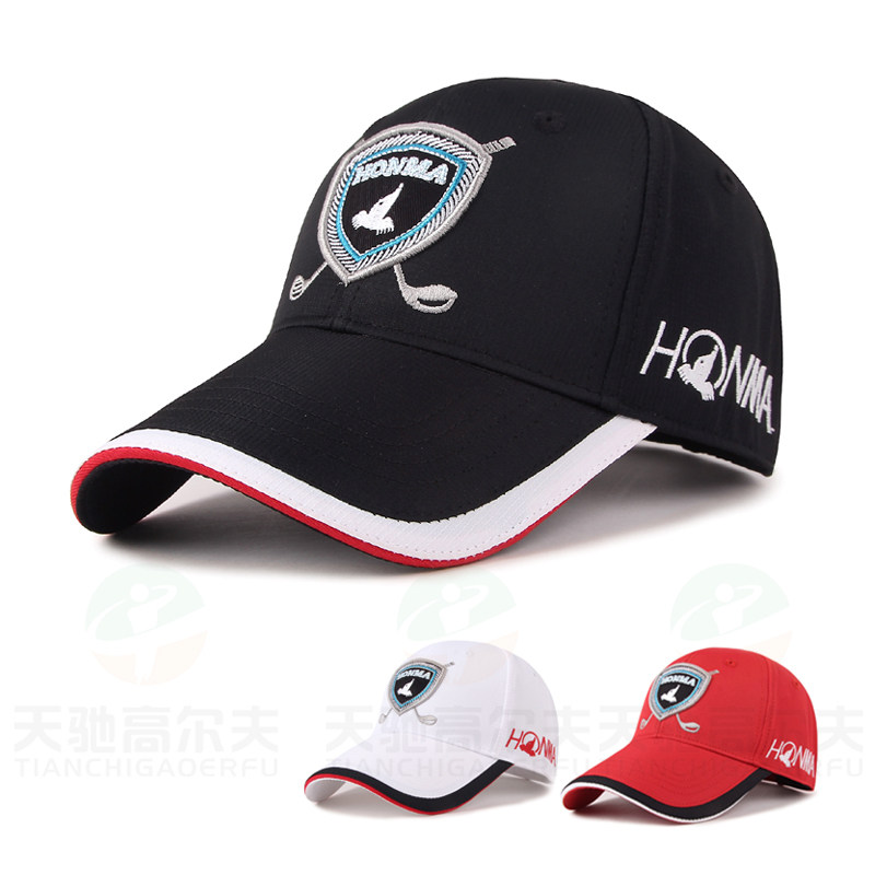 Red horse golf hat men's women's honma hat summer sun hat sunscreen golf hat free full