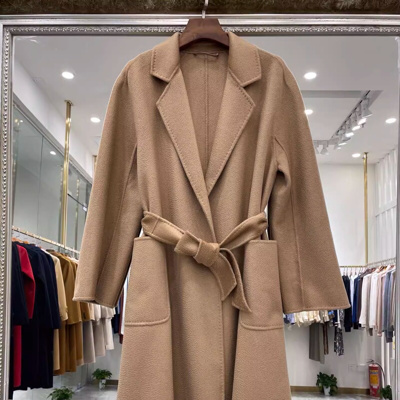 Women's Suit Collar Double Pocket Coat Jacket 1366