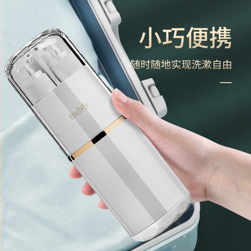 Зубная щетка для путешествий, коробка для хранения, портативный ополаскиватель для рта, комплект подходит для мужчин и женщин