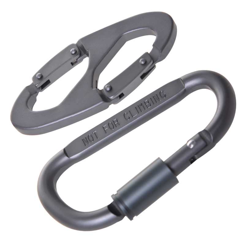 Safety buckle D-shaped buckle 8-character quick hanging outdoor multifunctional carabiner equipment adhesive hook key chain kettle small buckle