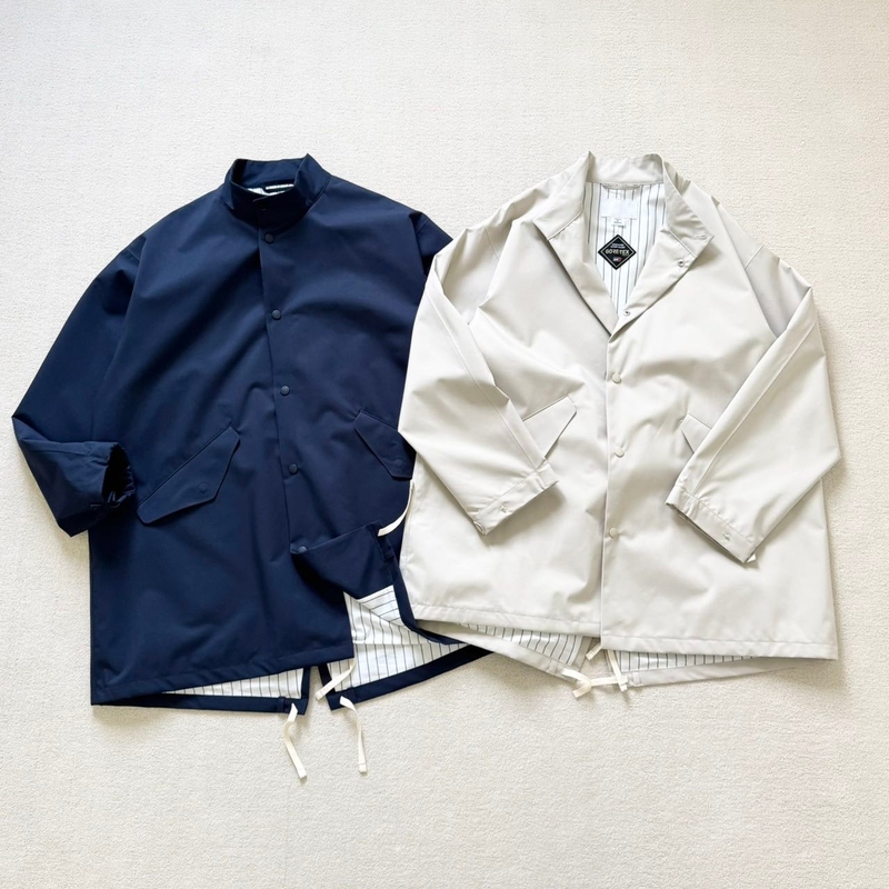 Japanese Order Gore-Tex 2L Functional Waterproof Softshell Casual Stand-Up Collar Windbreaker Jacket