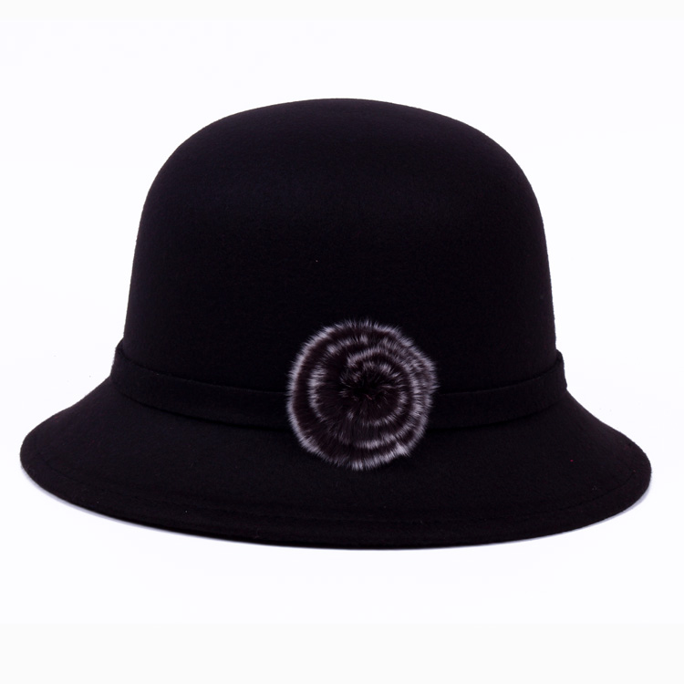 Купить Головной убор Осень и зима женский шляпа котелок шерстяные леди ...