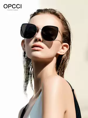opcci gm2021 new anti-UV sunglasses female star net red sunglasses with the same style tide big face glasses