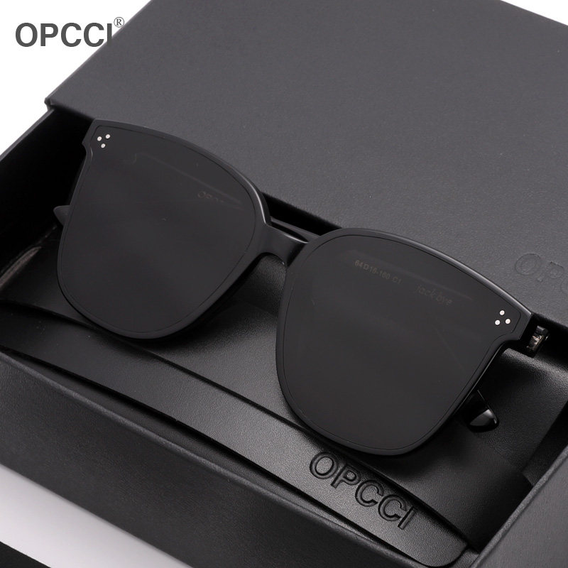 opcci gm2021 new men's large frame anti-UV sunglasses sunglasses trendy star with big face glasses